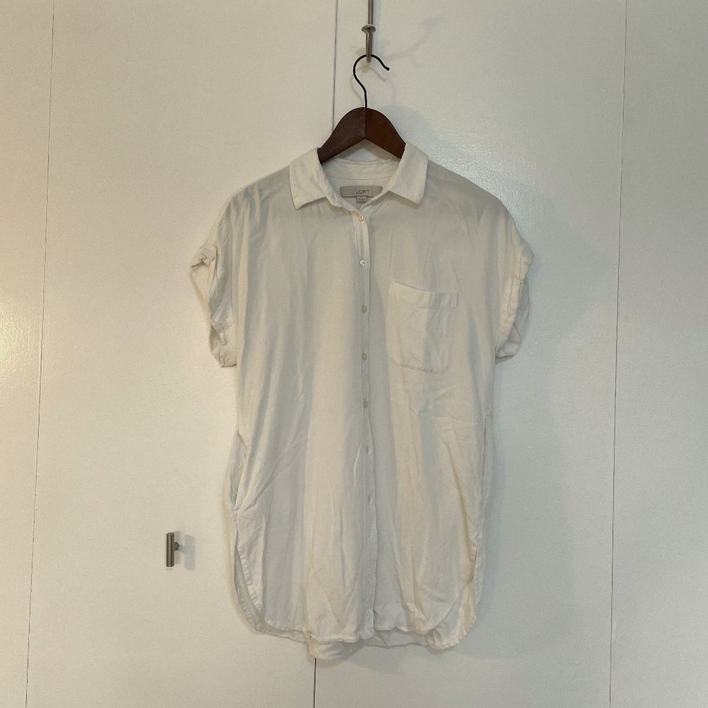 LOFT White blouse - Small